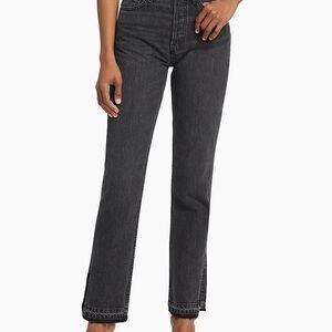 EB Denim Charcoal Straight Leg Jeans
